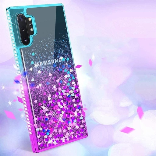 Apple iPhone 12/12 Pro diamond liquid zadný kryt (fialovo-modrý)