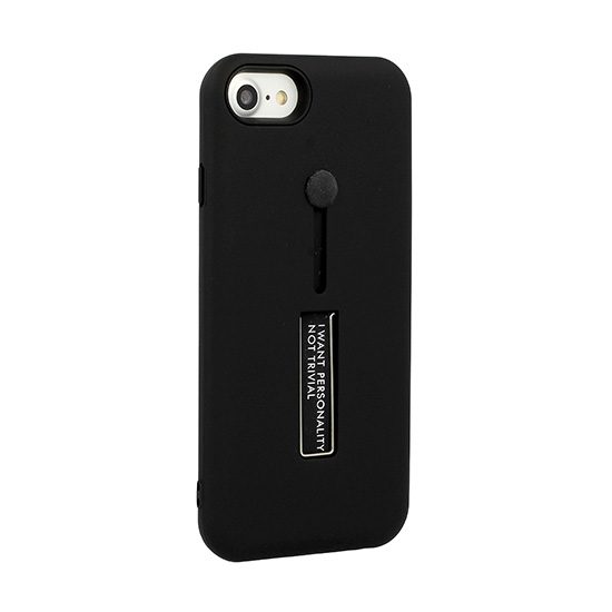 [5900217252610] Huawei P20 Lite ring finger stand back cover case, (Black)