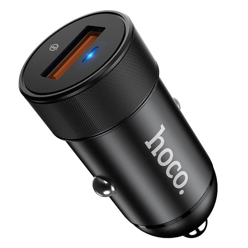 Hoco Z32A do auta rýchlonabíjačka, QC 3.0, max. 18W, LED indikátor stavu, čierny