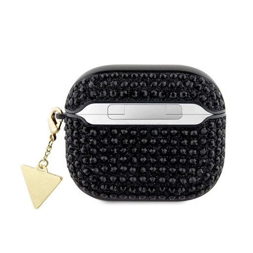 Guess Rhinestones Triangle Metal Logo puzdro AirPods 3 (Čierny) - GUA3HDGTPK