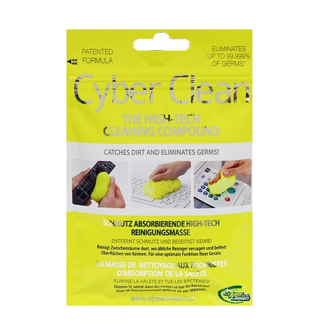 [CC-46197] Cyber Clean 80g (simitózáras zacskóban) car & otthon antibakteriális cleaner massza, yellow