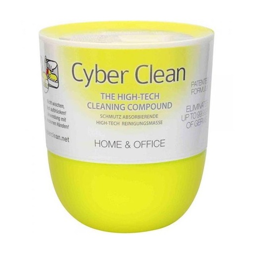 Cyber Clean 160g s pohárom auto & domov antibakteriálny čistiaci hmota, žltý