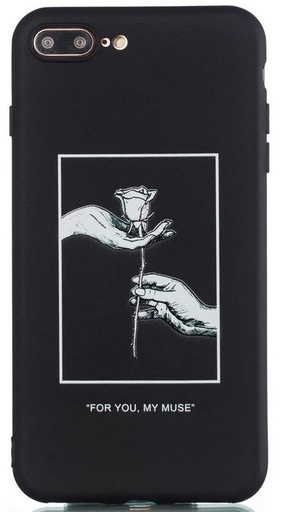 Apple iPhone 7 /8/ SE2 rose zadný kryt (Čierny)