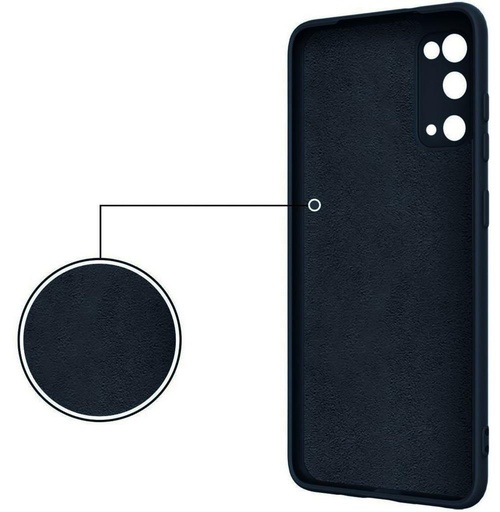 Samsung Galaxy A52 4G/A52 5G/A52s 5G silicone ring zadný kryt (Modrý)
