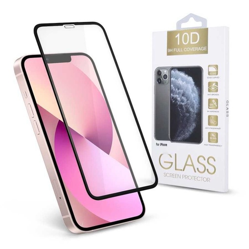Apple iPhone 6/7/8/SE2020 10D Flexibilný ochranné sklo, priehľadný (čierny rám)