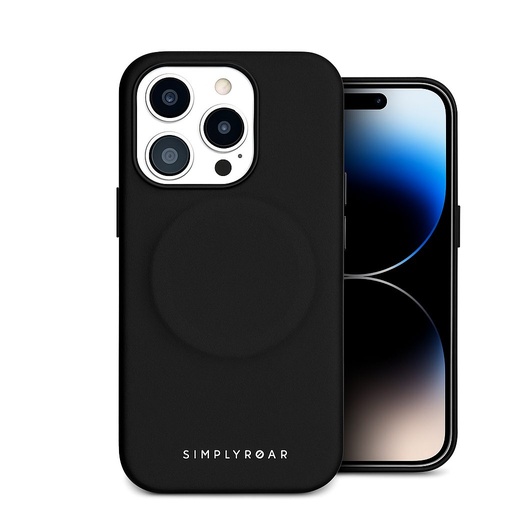 Apple iPhone 17 Air Roar Leather MagSafe zadný kryt (Čierny)