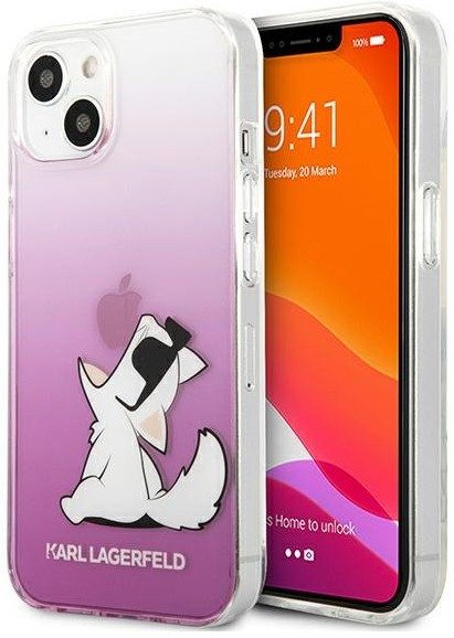 [KLHCP13LCFNRCPI] Apple iPhone 13 Pro Karl Lagerfeld PC/TPU Choupette Eat case (Pink) – KLHCP13LCFNRCPI
