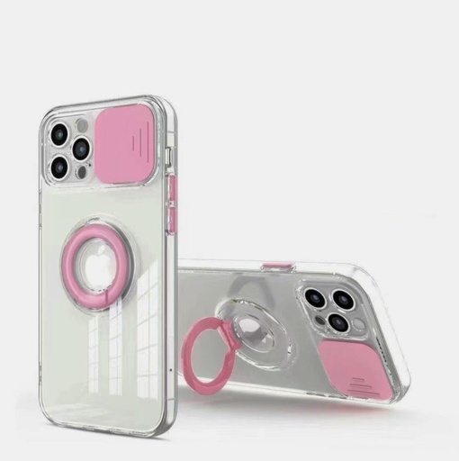 Apple iPhone 12 Pro lens bumper zadný kryt (Ružový)