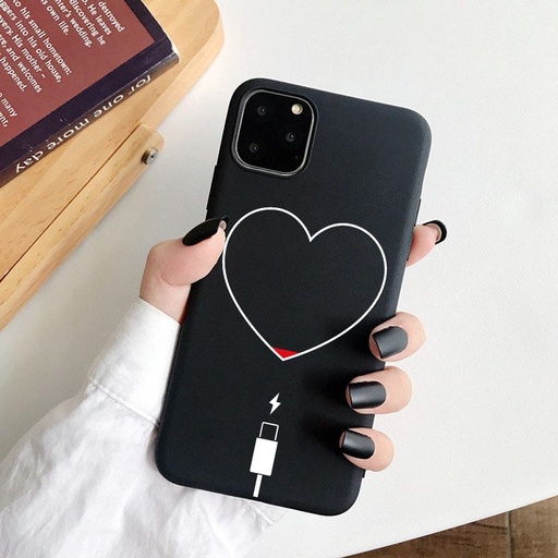 Apple iPhone 11 heart zadný kryt (Čierny)