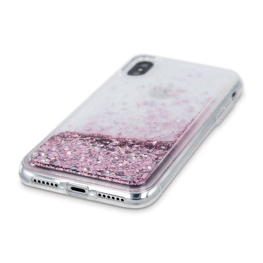 Samsung Galaxy A52 4G / Galaxy A52 5G / Galaxy A52s 5G tekutý glitter zadný kryt (Fialový)
