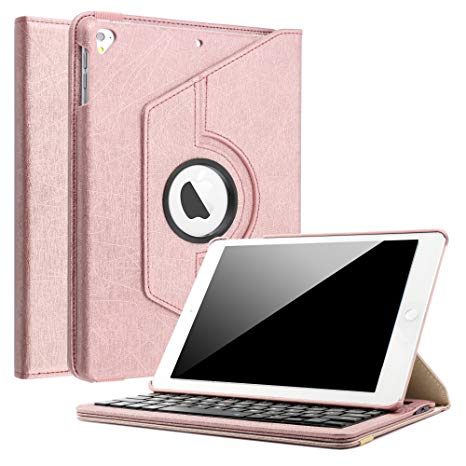 Apple iPad Air 2017/ 2018 otočný tablet puzdro (Ružovozlatý)