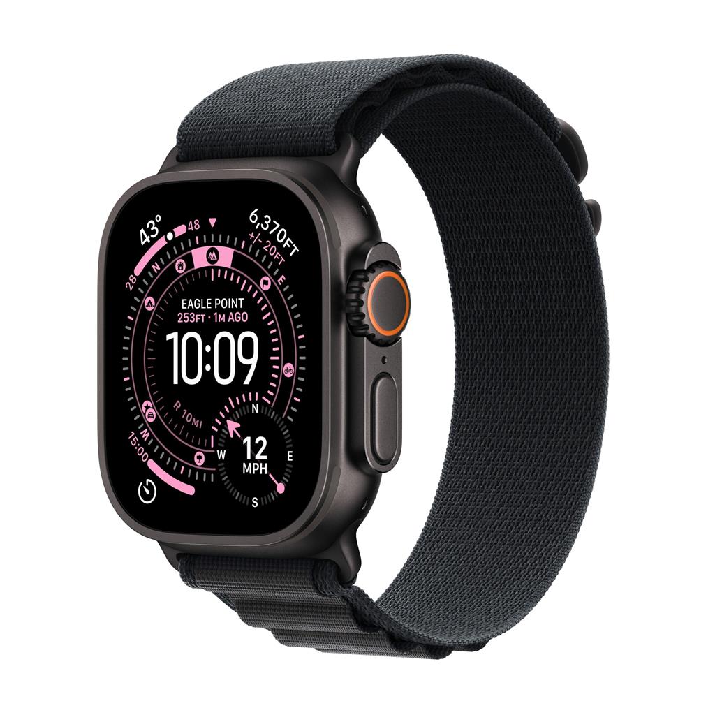 [MF0Q4QC/A] Apple Watch Ultra 3 okosóra 49mm (Fekete titánium tok, fekete S-es alpesi pánt) (MF0Q4)