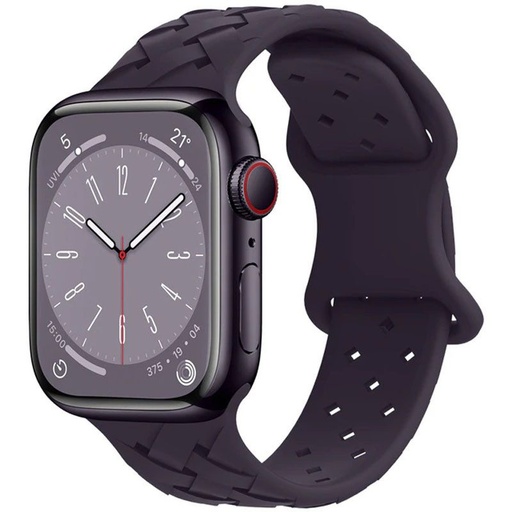 Apple Watch 42mm / Watch 44mm / Watch 45mm / Watch 49mm HOCO WA16 bamboo remienok červený