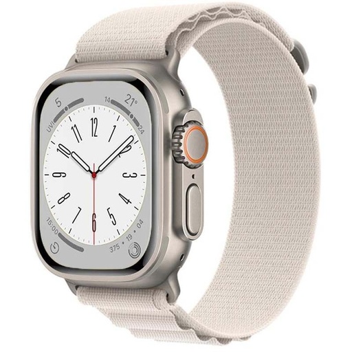 Apple Watch 42mm / Watch 44mm / Watch 45mm / Watch 49mm HOCO WA13 remienok strieborný