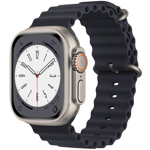 Apple Watch 42mm / Watch 44mm / Watch 45mm / Watch 49mm HOCO WA12 silikónový remienok modrý