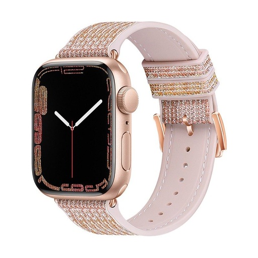 Apple Watch 42mm / Watch 44mm / Watch 45mm / Watch 49mm HOCO WA11 diamond inteligentné hodinky remienok červený