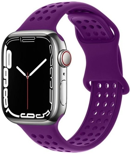 Apple Watch 42mm / Watch 44mm / Watch 45mm / Watch 49mm HOCO WA08 inteligentné hodinky remienok fialový