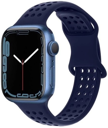 Apple Watch 42mm / Watch 44mm / Watch 45mm / Watch 49mm HOCO WA08 inteligentné hodinky remienok modrý