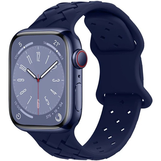 Apple Watch 38mm / Watch 40mm / Watch 41mm HOCO WA16 bamboo remienok modrý