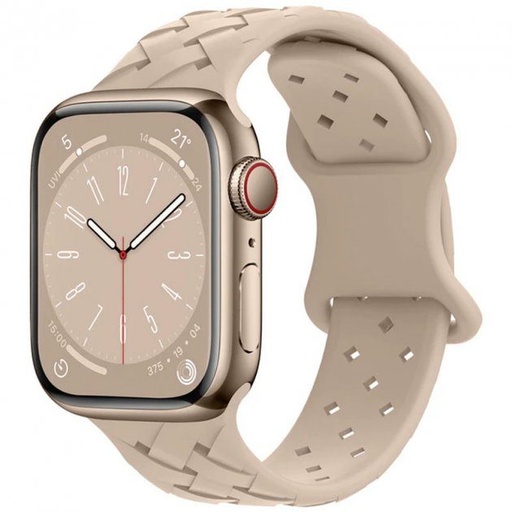 Apple Watch 38mm / Watch 40mm / Watch 41mm HOCO WA16 bamboo remienok béžový