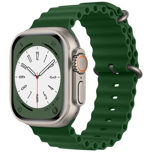 Apple Watch 38mm / Watch 40mm / Watch 41mm HOCO WA12 silikónový remienok zelený