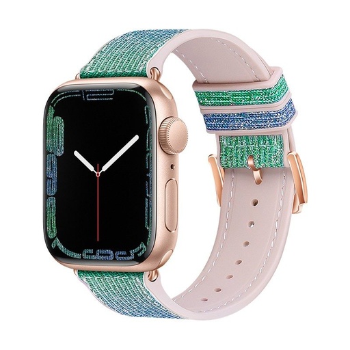 Apple Watch 38mm / Watch 40mm / Watch 41mm HOCO WA11 diamond inteligentné hodinky remienok modrý