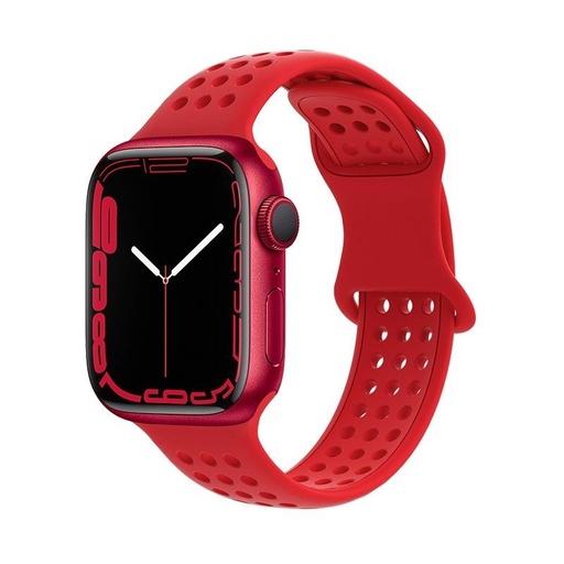 Apple Watch 38mm / Watch 40mm / Watch 41mm HOCO WA08 inteligentné hodinky remienok červený