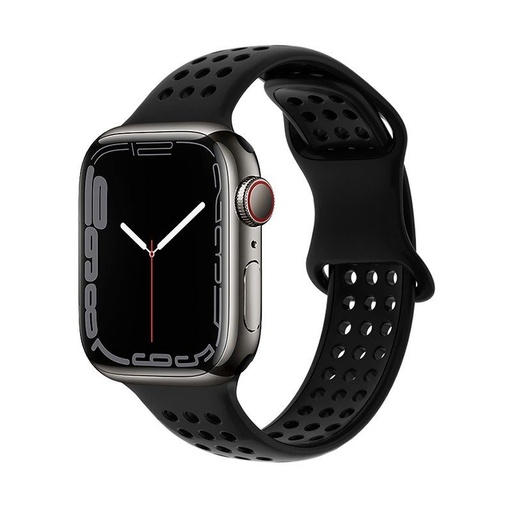 Apple Watch 38mm / Watch 40mm / Watch 41mm HOCO WA08 inteligentné hodinky remienok čierny