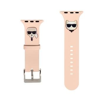 Apple Watch 38/40mm Karl Lagerfeld Karl and Choupette puzdro (Ružový) – KLAWMSLCKP