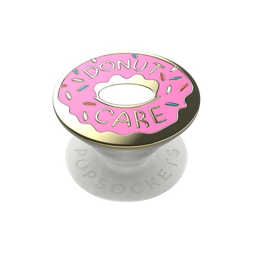 Enamel Donut pop socket, ružový