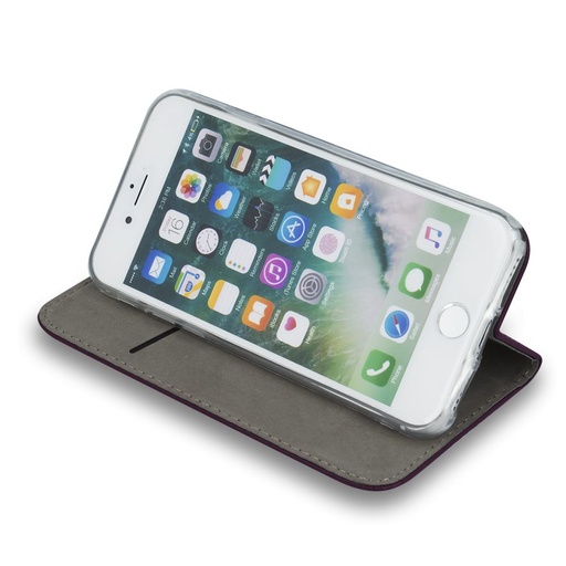 Apple iPhone 13 smart magnetic magnetický knižkové puzdro (Bordový)
