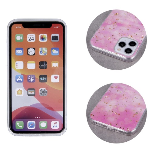 Apple iPhone 12 / iPhone 12 Pro zlatý glam zadný kryt (Ružový)