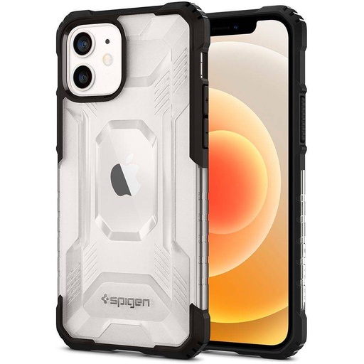 Apple iPhone 12/12 Pro Spigen nitro force odolný proti nárazu zadný kryt (Čierny)
