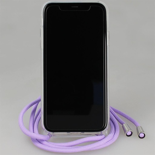 Apple iPhone 11 na krk závesný glitter zadný kryt (Modrý)
