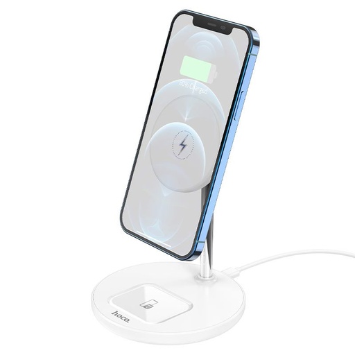 Hoco S23 bezdrôtový nabíjačka, 5W/7.5W/10W/15W magnetický bezdrôtový nabíjačka držiak, gyors bezdrôtový nabíjací stojan Qi-komp