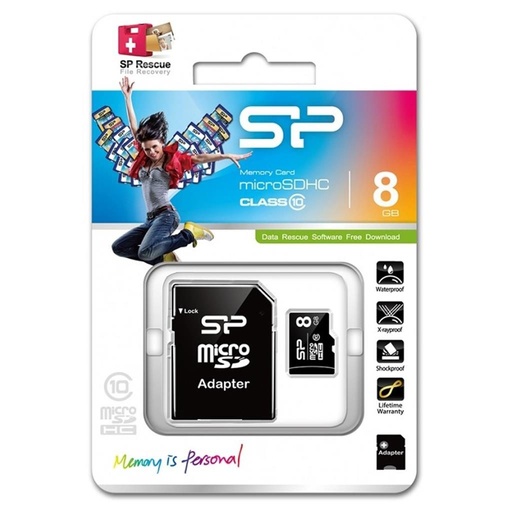 Silicon Power microSDHC + adaptér 16GB class10 pamäťová karta
