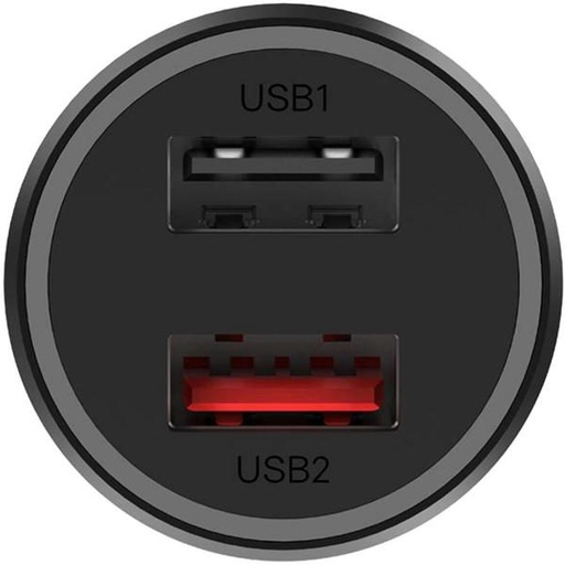 Xiaomi MI do auta rýchlonabíjačka 37W (2 USB port), čierny