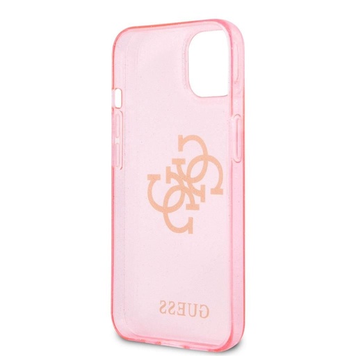 Apple iPhone 13 Guess TPU Big 4G Full Glitter puzdro (Ružový) – GUHCP13MPCUGL4GPI