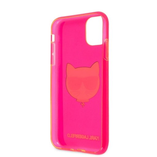 Apple iPhone 12/12 Pro Karl Lagerfeld Choupette Head puzdro (Ružový) – KLHCP12MCHTRP