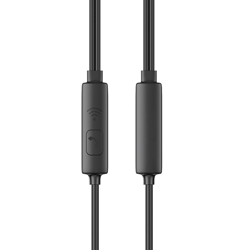 Borofone BM61 drôtový headset, 3.5mm jack s konektorom, čierny