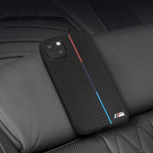 Apple iPhone 13 Pro Max BMW M Collection Triangles puzdro (Čierny) - BMHCP13XTRTBK