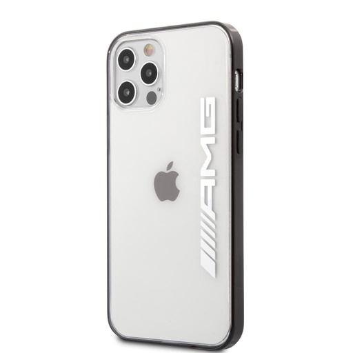 Apple iPhone 12/12 Pro AMG silikónový zadný kryt (Priehľadný) - AMHCP12MAESLBK