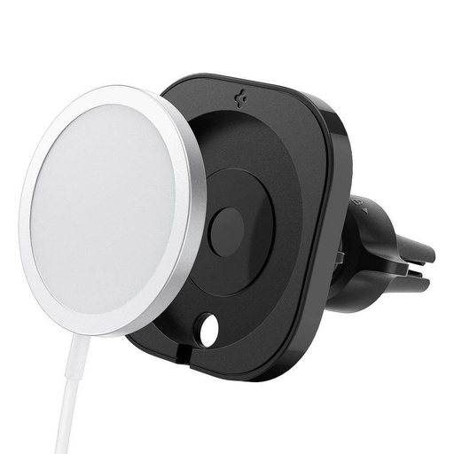 Spigen MAGFIT bezdrôtový do auta magsafe nabíjačka (na ventilačnú mriežku), čierny