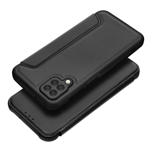 Apple iPhone 12 Razor magnetický odolný proti nárazu knižkové puzdro (Čierny)