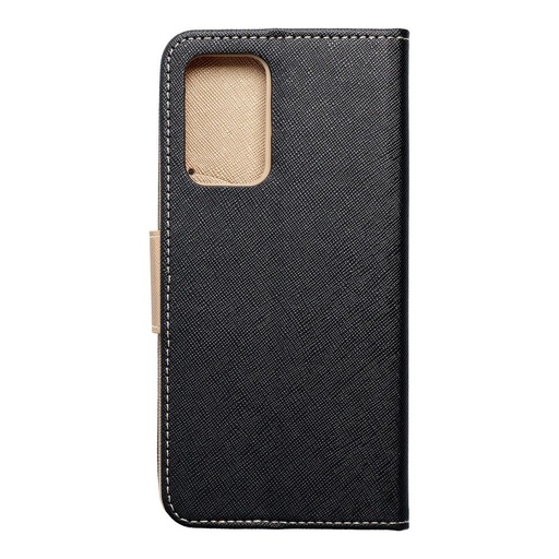Samsung Galaxy A52 4G/A52 5G/A52s 5G Fancy book knižkové puzdro (Čierny) / zlatý