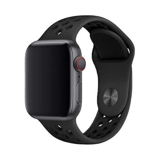 Devia Apple Watch Series 4 40mm Deluxe športový remienok, Čierny