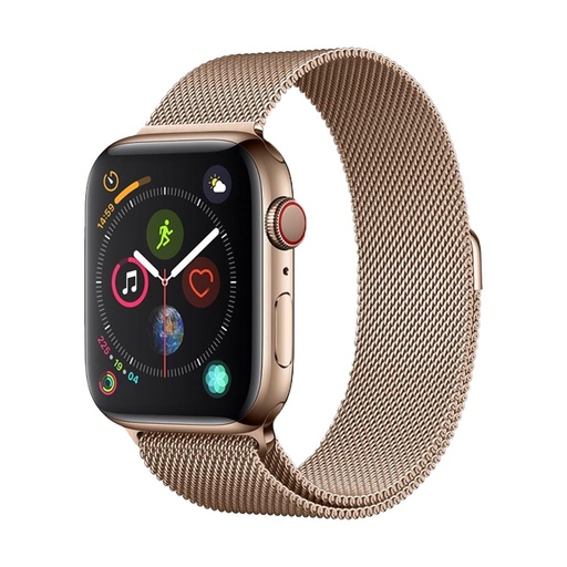 Devia Apple Watch Series 4 44mm milánsky remienok, Zlatý