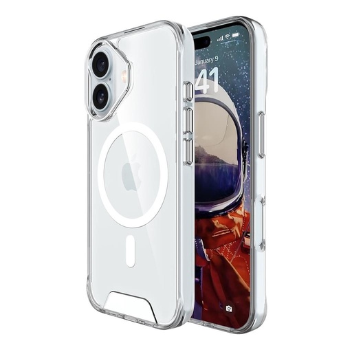 Apple iPhone 16 TOKO Space magsafe zadný kryt (Priehľadný)