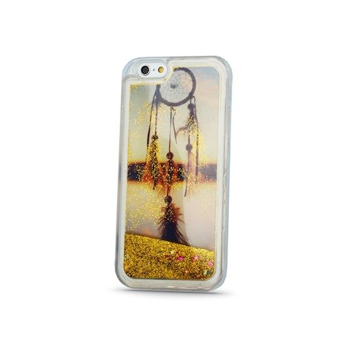 Apple iPhone 7 / iPhone 8 / iPhone SE 2020 / iPhone SE 2022 liquid glitter zadný kryt (Zlatý )