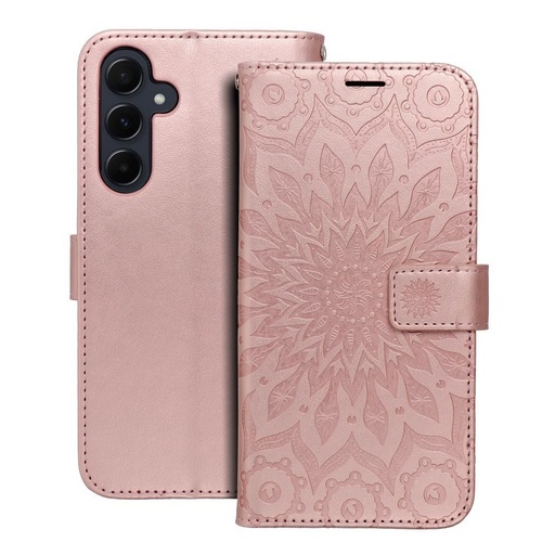 Samsung Galaxy A55 Forcell MEZZO otváracie puzdro (Ružovozlatý)